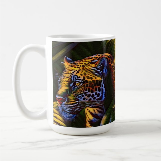 Mug Le puissant Jaguar, un prédateur de la jungle (Gauche)