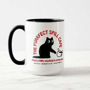 Mug Le Purrfect Spill Cafe 15 oz. Combo