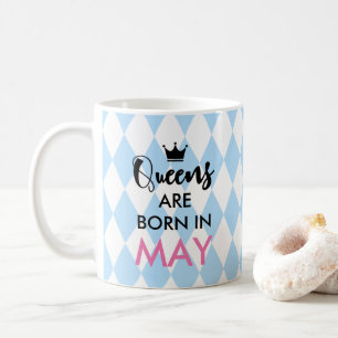 Mug Le Queens sont né dedans - mois et couleur faits