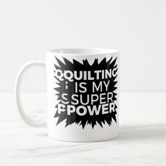 Mug Le quilting est mon superpouvoir T-shirt de gran