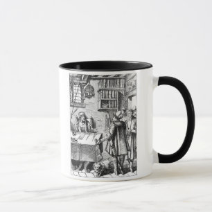 Mug Le récepteur des impôts, après une gravure sur