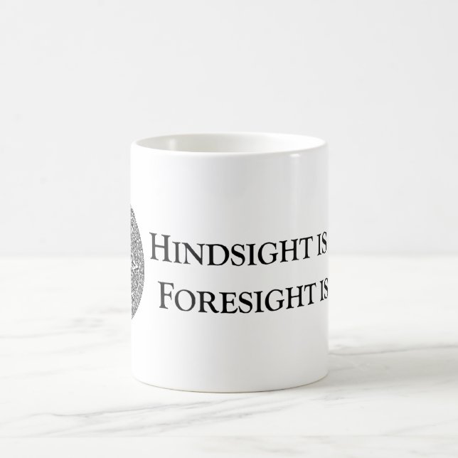 Mug Le recul est 20/20 Prévision est 2012 (Centre)