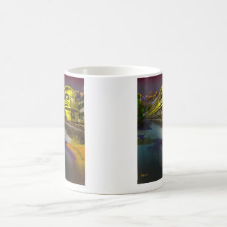 Mug Le Rio Grande gaffent la peinture d'abeille circa