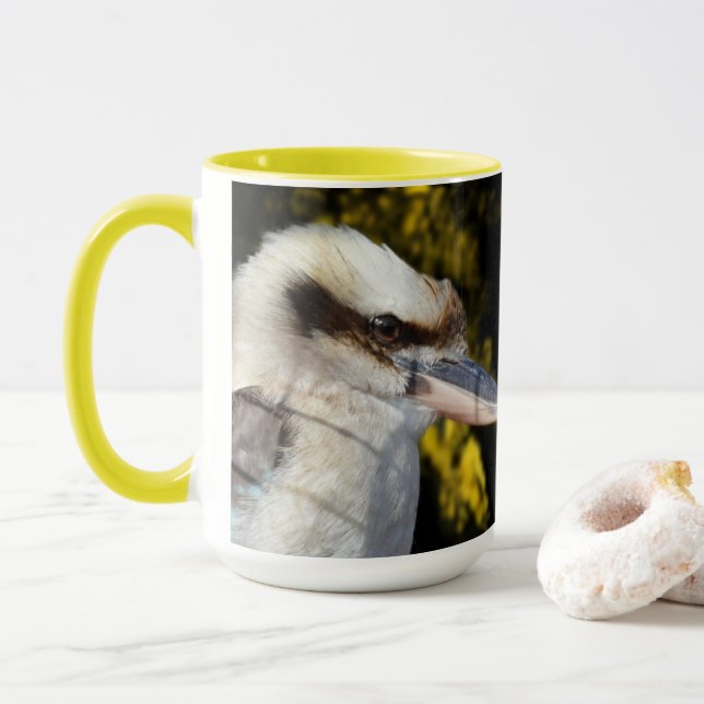 Mug Le rire australien Le Kookaburra, (Avec donut)