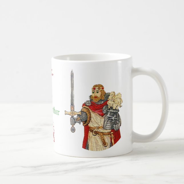 Mug Le Roi Arthur Defender de la série de royaume (Droite)