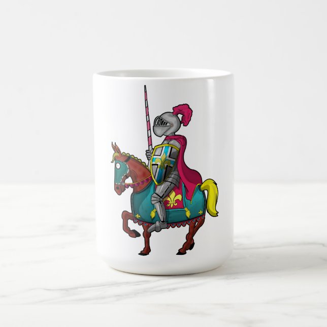 Mug Le roi arthur medidiabolique chevalier et cheval (Centre)