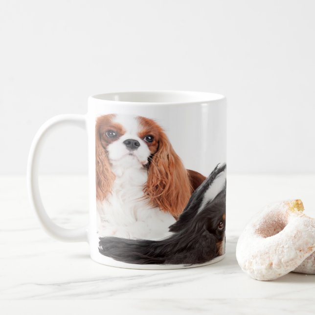 Mug Le Roi Charles Cavalier Spaniel (Avec donut)