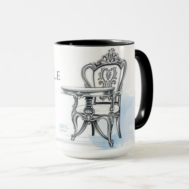 Mug Le Roi Chille Au Café French King Coffee (Devant droit)