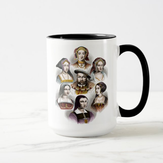 Mug Le Roi Henry VIII de l'Angleterre | ses six (Droite)