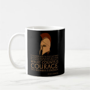 Mug Le Roi Leonidas Cite La Bataille De Thermopylae An