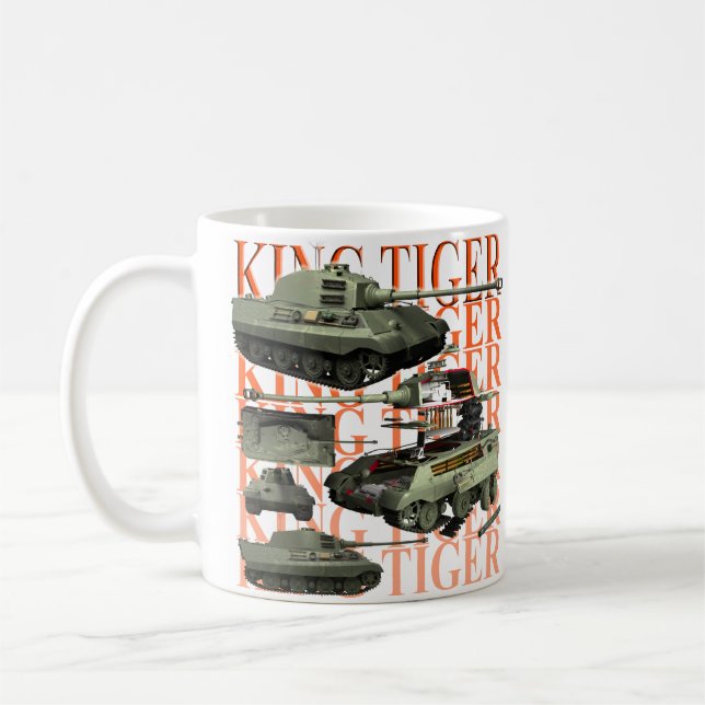 Mug Le roi Tiger, le char monstre de 2ÈME GUERRE MONDI (Gauche)
