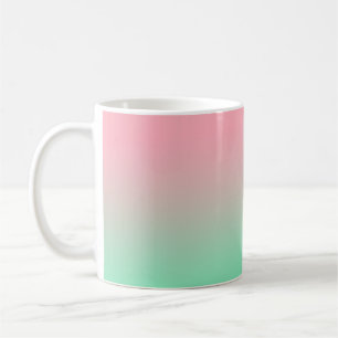 Mug Le rose pastel et le vert pâle devraient toujours