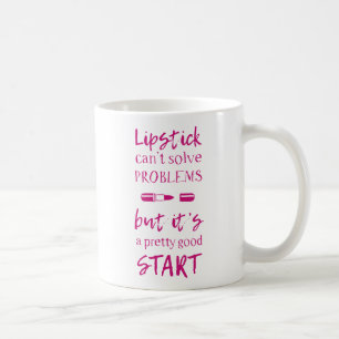 Mug Le rouge à lèvres ne peut pas résoudre des