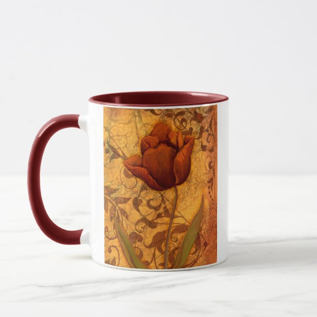 Mug Le rouge fleurit II (Gauche)