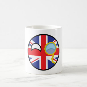 Mug Le Royaume-Uni Geeky tendant drôle Countryball