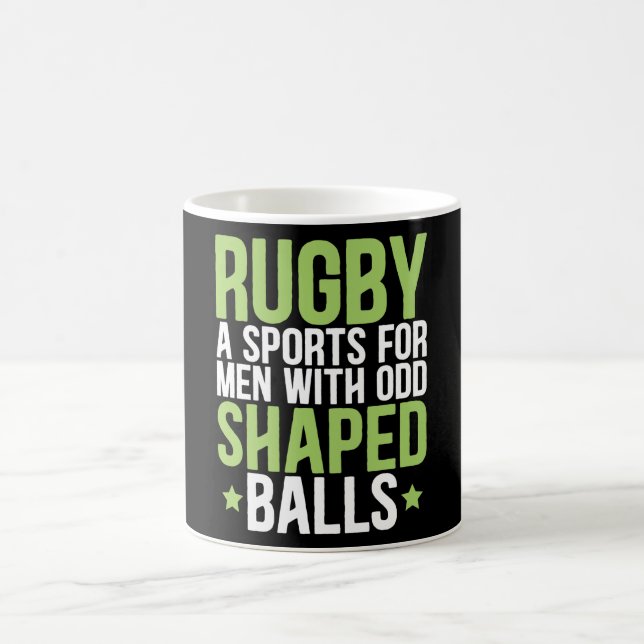 Mug Le rugby est un sport pour les hommes avec des bou (Centre)