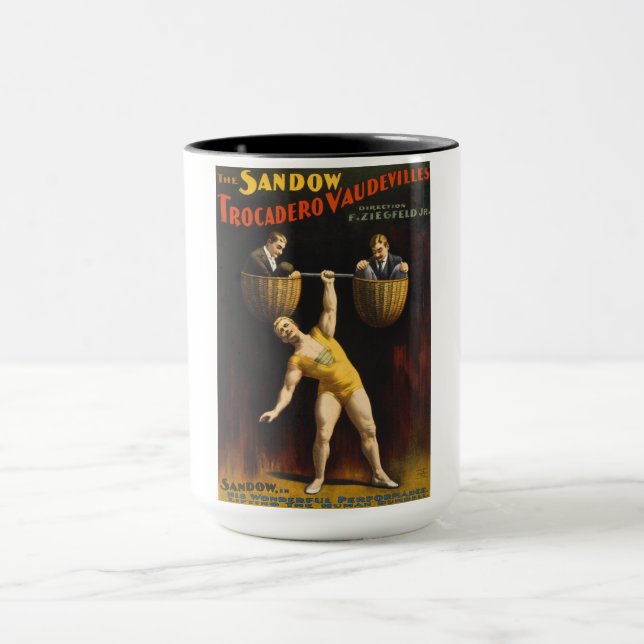 Mug Le Sandow Eugen Sandow Vaudeville Weightlifter (Centre)