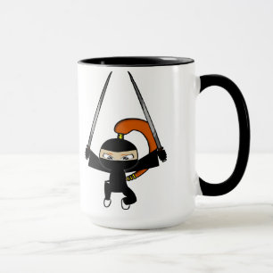 Mug Le schéma 4 de Ninja de gingembre