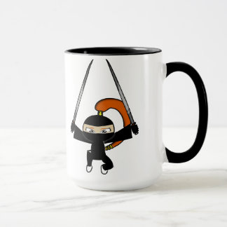 Mug Le schéma 4 de Ninja de gingembre