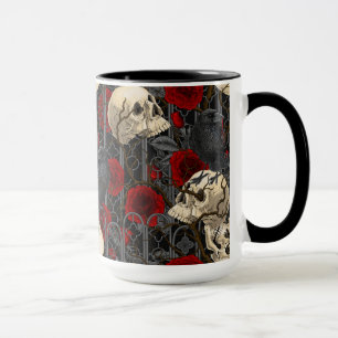 Mug Le secret de Raven. Illustration gothique sombre e