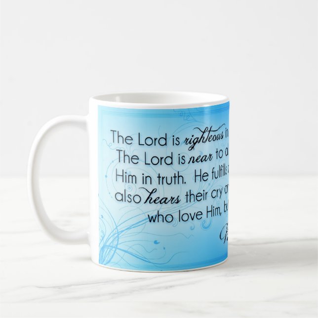 Mug Le seigneur est le 145:17 juste de psaume de ~ - (Gauche)