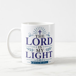 Mug Le Seigneur est ma lumière Citation d'espérance ch