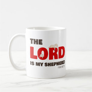 Mug Le Seigneur Est Mon Berger Psaumes 23 Foi Chrétien