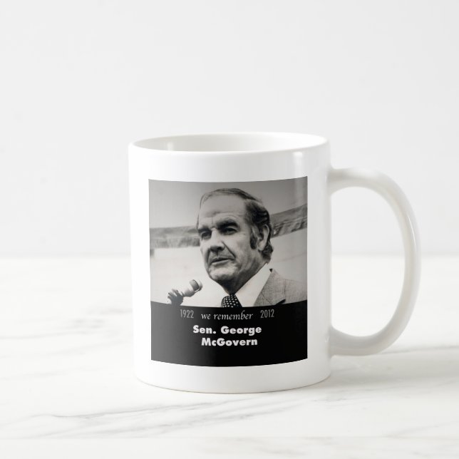 Mug Le sénateur George McGovern 1922-2012 (Droite)
