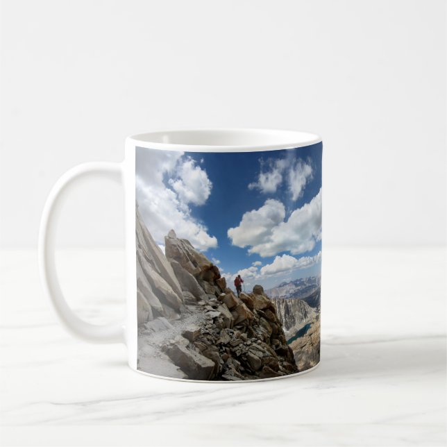 Mug Le sentier du mont Whitney au-dessus des lacs Hitc (Gauche)