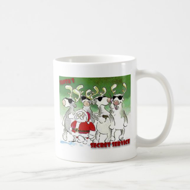 Mug Le service secret de Père Noël (Droite)