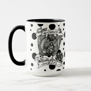 Mug LE SILENCE EST POUR LES SUCCESSIERS : Art guinéen 