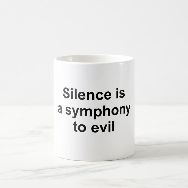 Mug le silence est une symphonie (Centre)