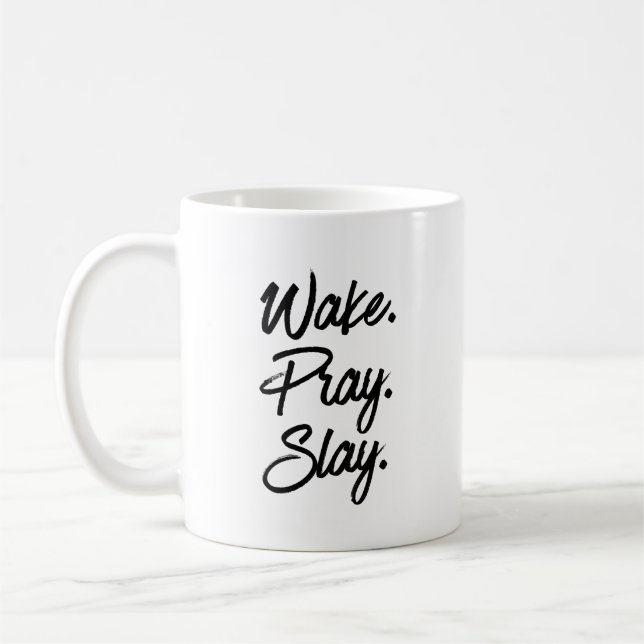Mug Le sillage prient massacrent (Gauche)