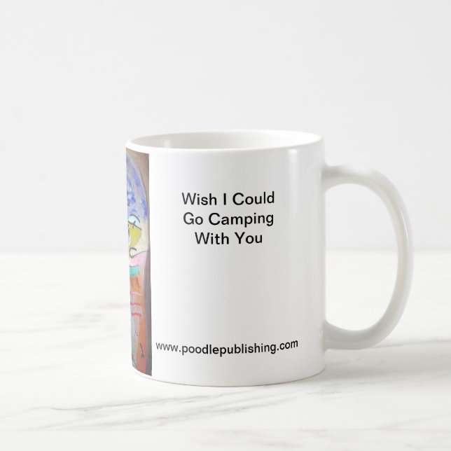 Mug Le souhait I a pu aller camper avec vous (Droite)