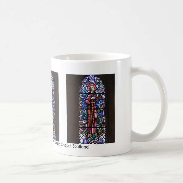 Mug Le St Francis du verre souillé d'Assisi (Droite)