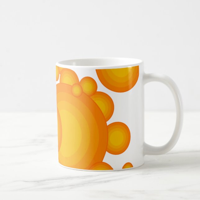 Mug Le style des années 70 Orange (Droite)