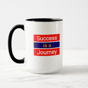 Mug Le succès est un voyage - Motivation