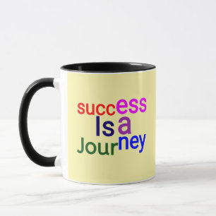 Mug Le succès est un voyage - Motivation