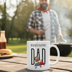 Mug Le Super-héros Original Papa Drôle Fête des Pères 
