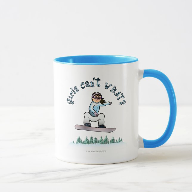 Mug Le surf des filles légères (Droite)