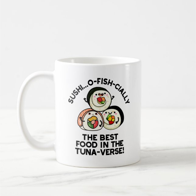 Mug Le Sushi La Meilleure Nourriture Dans Le Tuna-vers (Gauche)