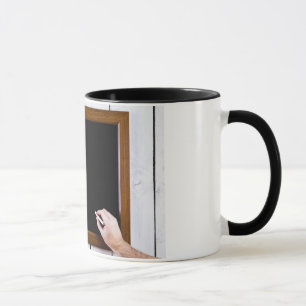 Mug Le tableau noir vide, ajoutent votre texte