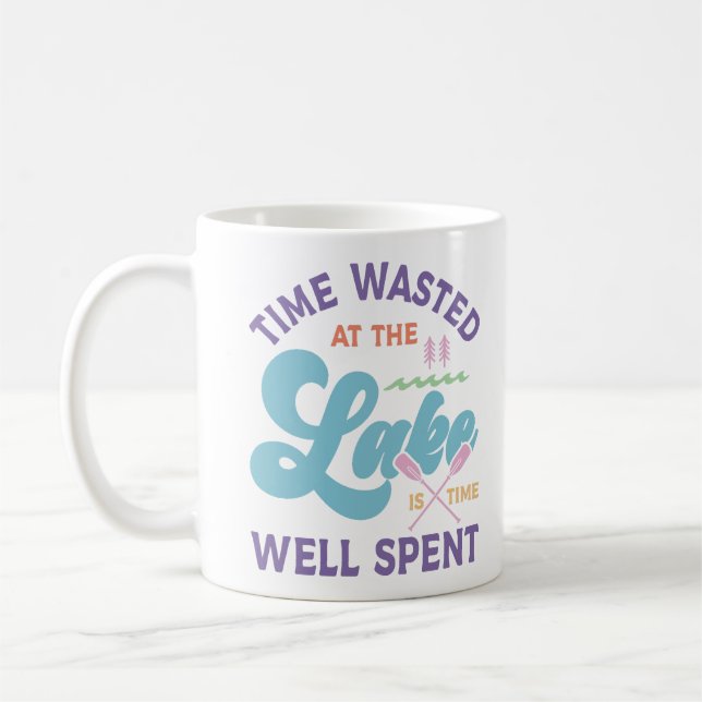 Mug Le Temps Au Lac Est Bien Passé (Gauche)