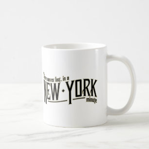 Mug Le temps se déplace rapidement dans une minute de