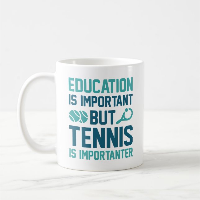 Mug Le Tennis Est Important (Gauche)