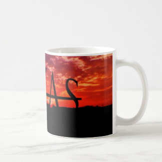 MUG LE TEXAS SOUS LE COUCHER DU SOLEIL
