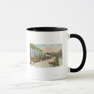 Mug Le théâtre de jardin d'Oakes abaissent la terras