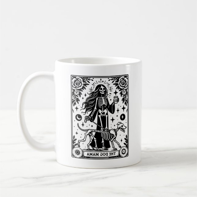 Mug Le thème Tarot de la maman du chien (Gauche)