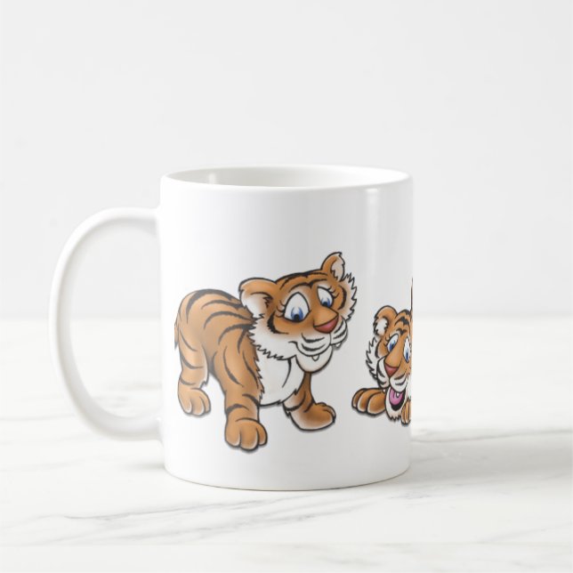 Mug Le tigre CUB attaquent (Gauche)