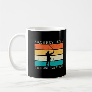 Mug Le Tir À L'Arc Traverse Mes Veines Louveur de ti